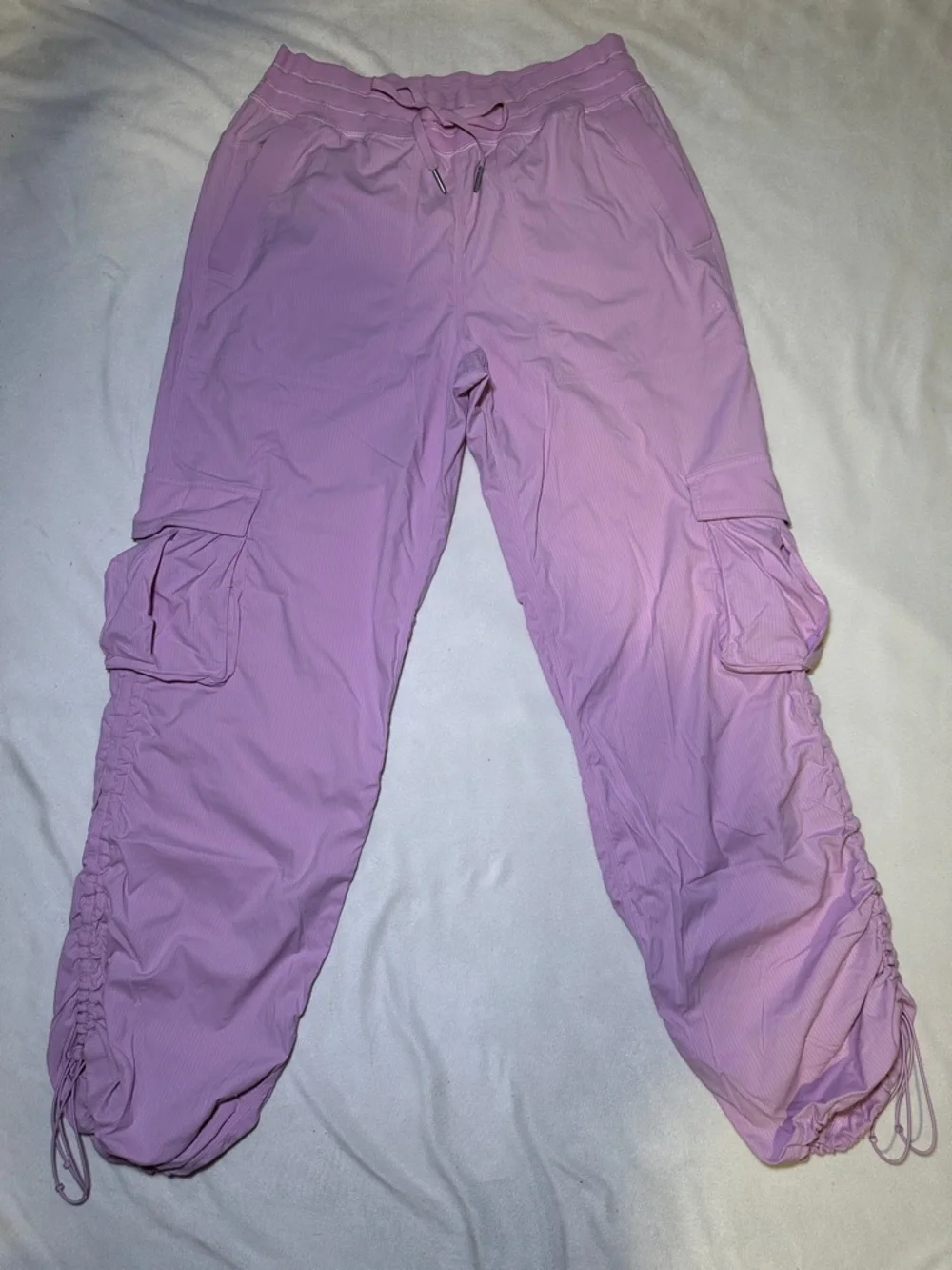 Lululemon Athletica Pink Dance Studio Relaxed-Fit Mid-Rise Cargo Pants Size M - Picture 5 of 15